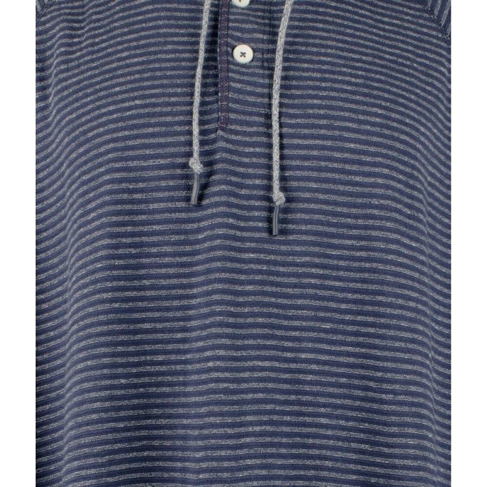 Tommy Bahama Stinson Stripe Pullover Hoodie Sweater Mens Medium Ocean Deep - Picture 3 of 8